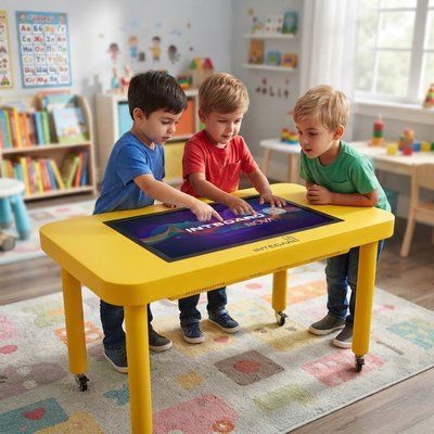 Інтерактивний стіл INTBOARD NOVA 32 жовтий 10586082 фото